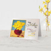 Golden Daffodils Muttertagskarte Karte (Gelbe Blume)