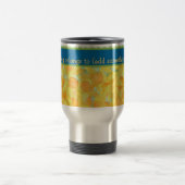 Golden Daffodils Travel Mug nach Maß Reisebecher (Mittel)