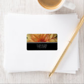 Golden Dahlia Address Labels Adressaufkleber (Insitu)