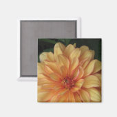 Golden Dahlia Magnete Magnet (Vorderseite/Rückseite)