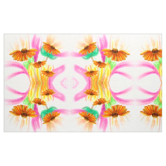 Golden Daisy Dance Stoff (Yard (91,4 cm))