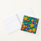 Golden Daisy Muster Boho Spiral Notebook Notizblock (Innenseite)