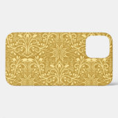 Golden Damask Barockfarbenes Muster Case-Mate iPhone Hülle (Rückseite (Horizontal))