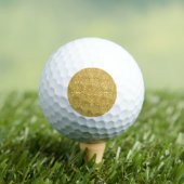 Golden Damask Barockfarbenes Muster Golfball (Insitu T-Shirt)