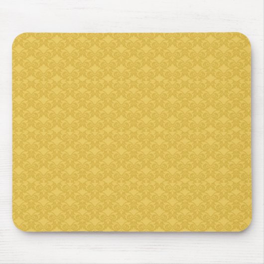 Golden Damask Bows Mousepad (Vorne)
