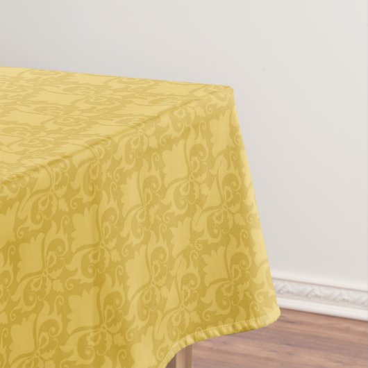 Golden Damask Bows Tischdecke (Beispiel)