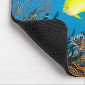 Golden Damselfish (Amblyglyphidodon aureus) Mousepad (Ecke)