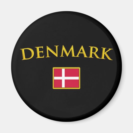 Golden Dänemark Magnet (Vorne)