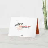 Golden Danke-Karte Dankeskarte (Rückseite)