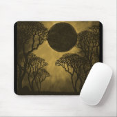 Golden Dark Forest Eclipse Mousepad (Mit Mouse)
