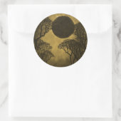 Golden Dark Forest Eclipse Stickers (Tasche)