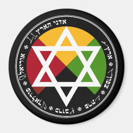 Golden Dawn Earth Pentagramm Magnet