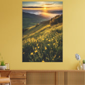 Golden Dawn Leinwanddruck (Insitu (Wohnzimmer))