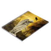 Golden Day Crow Notizblock (Linke Seite)