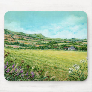 Golden Days on the South Downs in the Sun Captures Mousepad