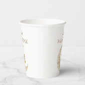Golden Decorated Crescent Pappbecher (Rechts)