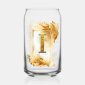 Golden Decorative Gerahmt Monogram I Dosenglas (Vorderseite)