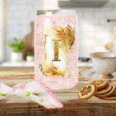 Golden Decorative Gerahmt Monogram I Dosenglas