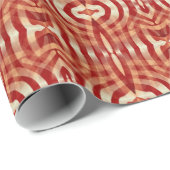 Golden Deep Red Batik Muster Geschenkpapier (Rolleneckpunkt)