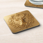Golden Deer Emblem Getränkeuntersetzer (Linke Seite)