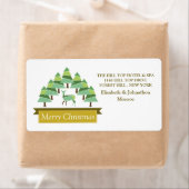 Golden Deer Forest Frohe Weihnachten (Insitu)