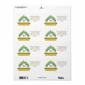 Golden Deer Forest Frohe Weihnachten (Vorne)