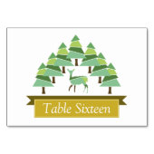 Golden Deer Forest Tischnummer (Rückseite)