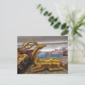 Golden Deer Postkarte (Stehend Vorderseite)