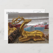 Golden Deer Postkarte (Vorne/Hinten)