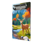 Golden Deer Stehend im Wald-987679 Mini Klemmbrett (Gewinkelt2)