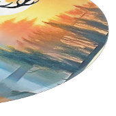Golden Deer Twilight Peak Schneidebrett (Ecke)