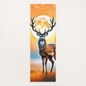 Golden Deer Twilight Peak Yogamatte (Rückseite)