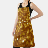 Golden defokussierter Glitzer, funkelnde Textur. Schürze (InSitu)