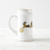 Golden Dei Weihnachten Bierglas (Links)