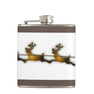 Golden Dei Weihnachten Flachmann