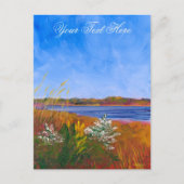 Golden Delaware River Postcard Postkarte (Vorderseite)