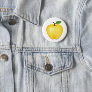 Golden Delicious Apfel Button