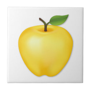 Golden Delicious Apfel Fliese