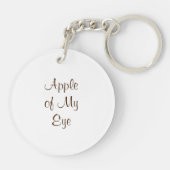 Golden Delicious Apple anpassen Schlüsselanhänger (Rückseite)