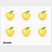 Golden Delicious Apple Aufkleber (Blatt)