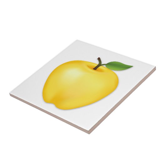 Golden Delicious Apple Fliese (Seite)