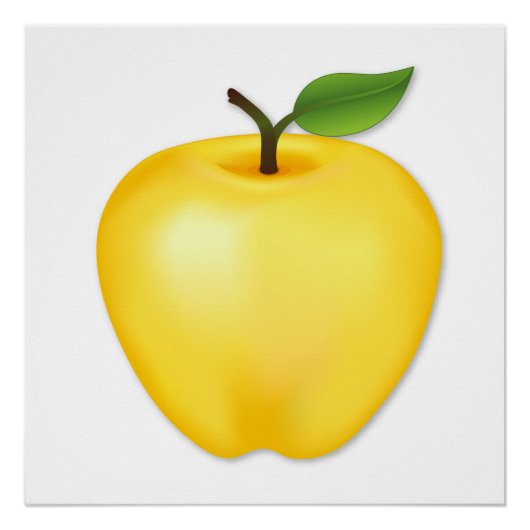 Golden Delicious Apple Poster (Vorderseite)