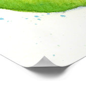 Golden Delicious Green Apfelsaft Poster (Ecke)