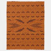 Golden Desert Butterfly 2 Fleecedecke (Vorderseite)