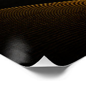 Golden Desert Horizon Poster (Ecke)