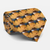 Golden Desert Weave Abstractes Musterdesign 1308 Krawatte (Gerollt)