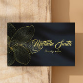 Golden Details Esthetiker Qr Code Social Media Visitenkarte