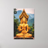 Golden Dhamma in the Northern Hills Leinwanddruck (Vorderseite)