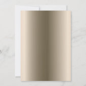 Golden Diamond Accents 50. Geburtstagsfeier Einladung (Rückseite)