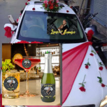 Golden Diamond Moderne Elegante Hochzeit nach Maß